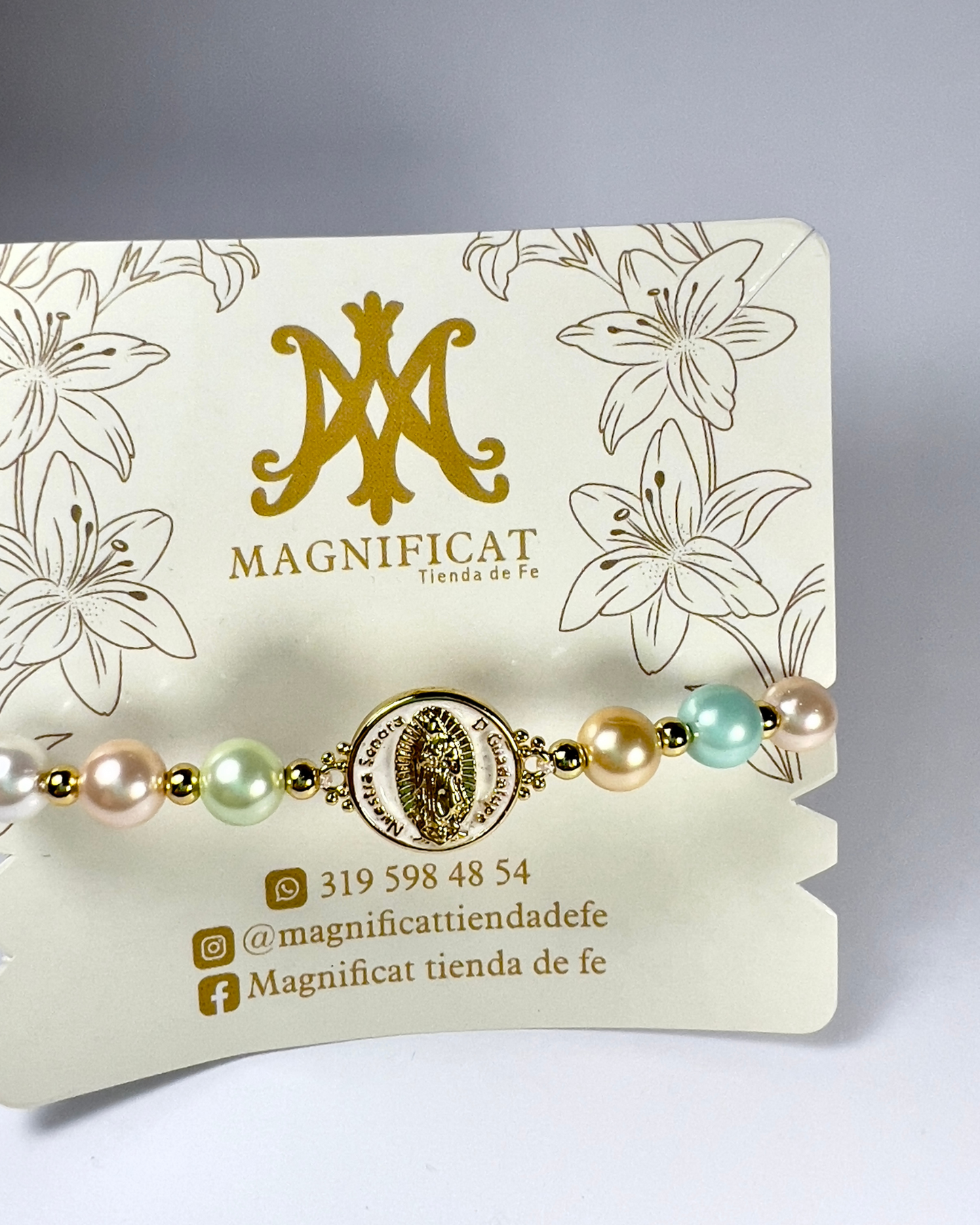 PULSERA PERLITAS DE GUADALUPE