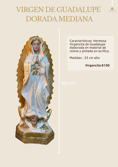VIRGENCITA DE GUADALUPE BASE HEXAGONAL