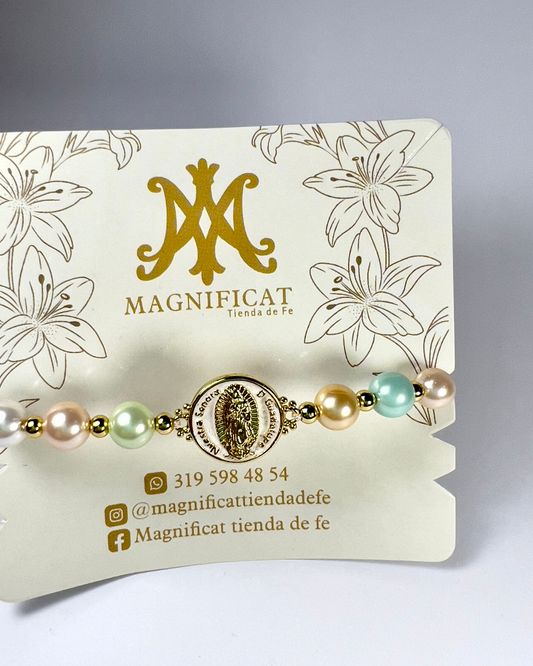 PULSERA PERLITAS DE GUADALUPE