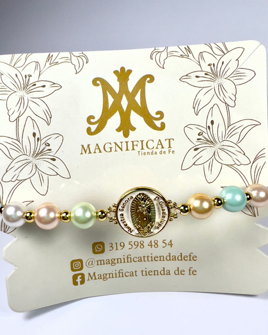 PULSERA PERLITAS DE GUADALUPE