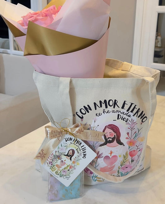 TOTE BAG JESÚS TE AMA