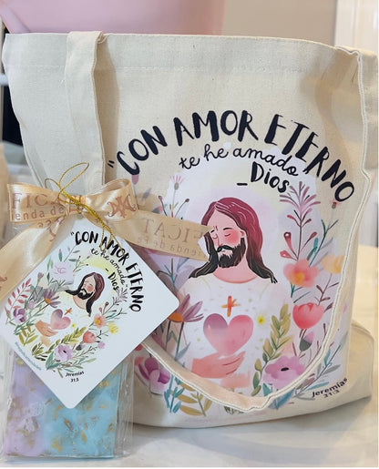 TOTE BAG JESÚS TE AMA