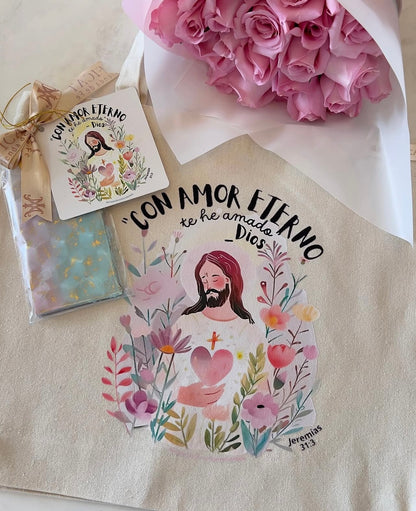 TOTE BAG JESÚS TE AMA