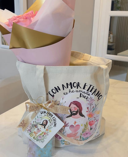TOTE BAG JESÚS TE AMA