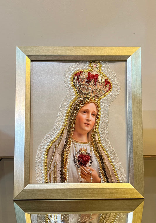 PORTA RETRATO VIRGEN DE FATIMA