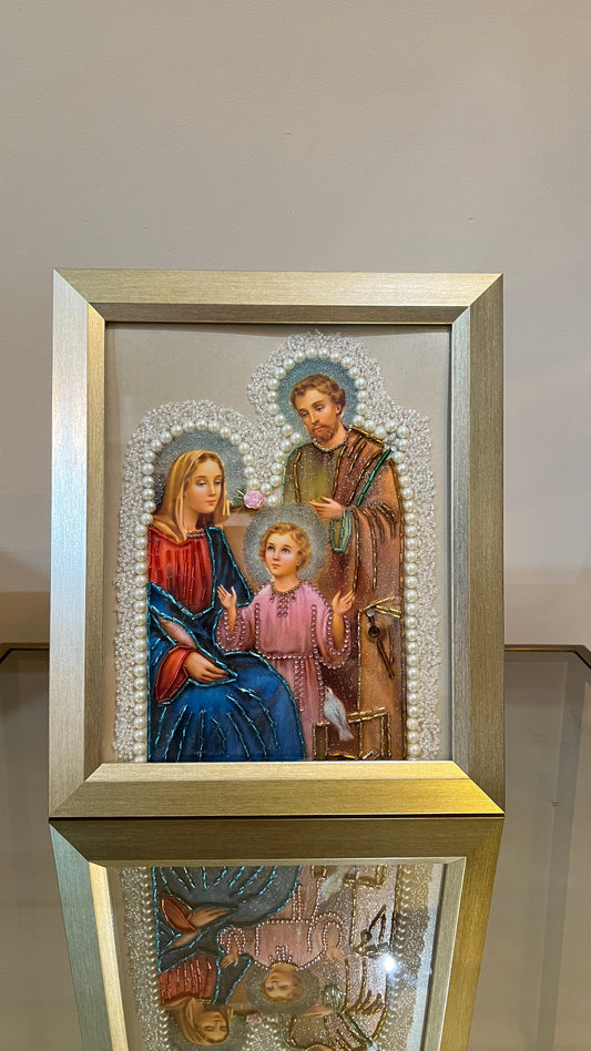 PORTA RETRATO SAGRADA FAMILIA