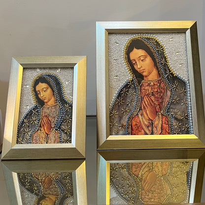 PORTA RETRATO ROSTRO VIRGEN DE GUADALUPE