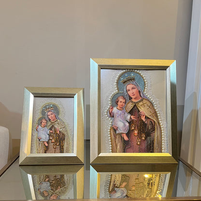 PORTA RETRATO VIRGEN DEL CARMEN