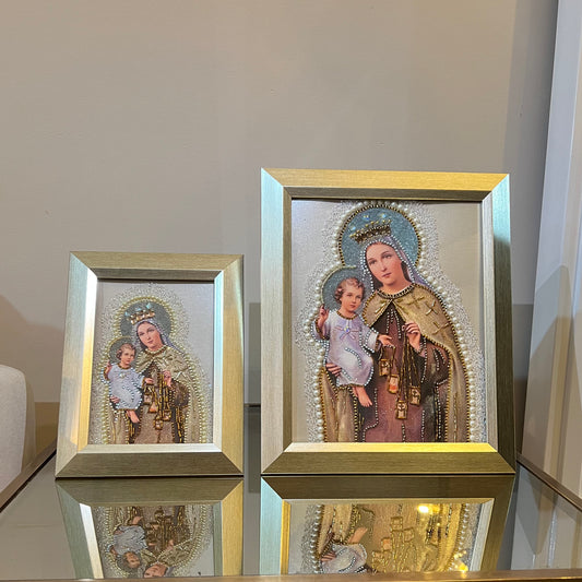 PORTA RETRATO VIRGEN DEL CARMEN