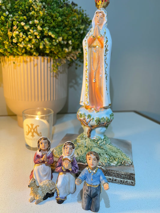VIRGENCITA DE FÁTIMA Y LOS 3 PASTORCITOS