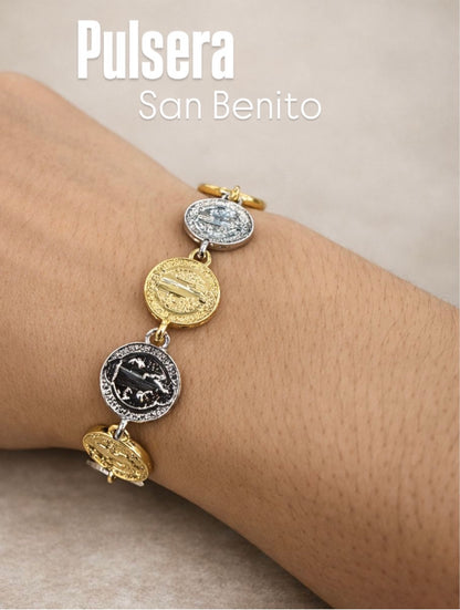PULSERA MONEDITAS SAN BENITO