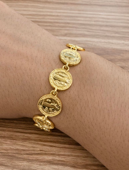 PULSERA MONEDITAS SAN BENITO